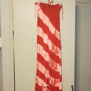 Tie dye maxi dress